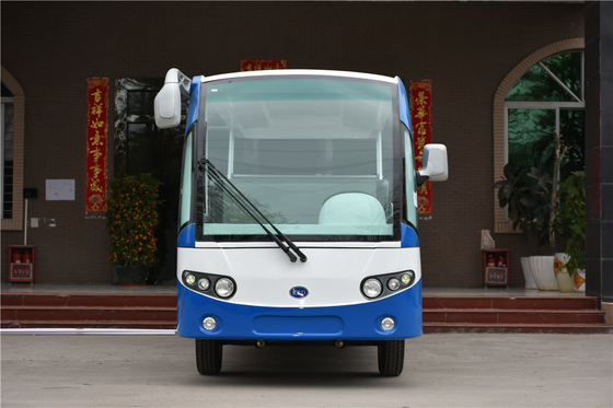 Low Noise Electric Sightseeing Car 14 Person , Multi Passenger Electric Tour Bus