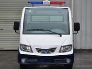 Pure White 4 Seats Electric Patrol Car With Rear Mini Cargo Box