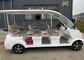 Eco Friendly 8 seats 4kW Electric Sightseeing Car With Foldable Sun Shade For Tourist Attractions